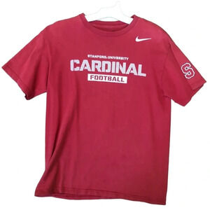 Nike Youth Standord Football Cotton Tee red size youth large